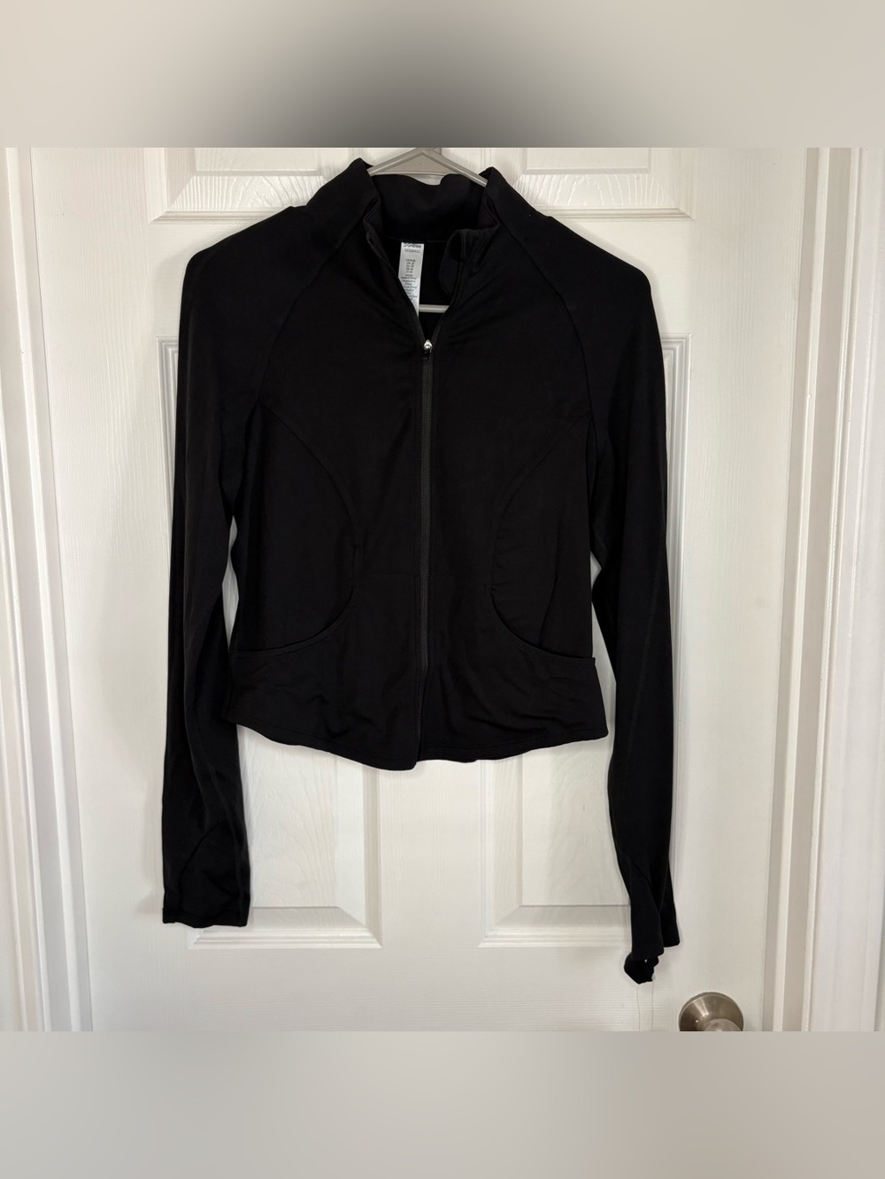 NWT athletic Black Zip-Up Jacket